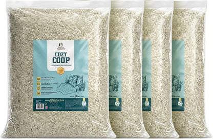 Cozy Coop, Siftable No Dust Hemp Bedding, 10Lb, Made in USA | Super Fine, Low Dust & Highly Absorbent, Reduces Coop Odor, Ideal for Deep Litter, Nesting Boxes & Brooders11