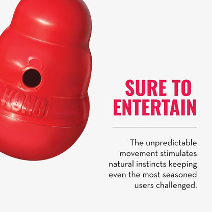 KONG Wobbler - Interactive Dog Toy for Treat Dispensing - Dog Slow Feeder for Healthy Eating - for Medium/Large Dogs | Interactive Treat-Dispensing Toy & Slow Feeder That Supports Healthy Eating & Keeps Dogs Mentally Busy7