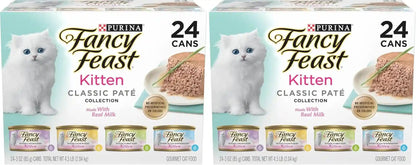 Purina Fancy Feast Wet Kitten Food Variety Pack, 3 Oz Cans, 24-Pack12