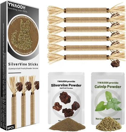 3 Pack Silvervine Sticks Cat Toys, 100% Natural Kitten Teething Chew Toys, Catnip Toys for Kittens & Cats, Cat Approved Gift, Protects Furniture8