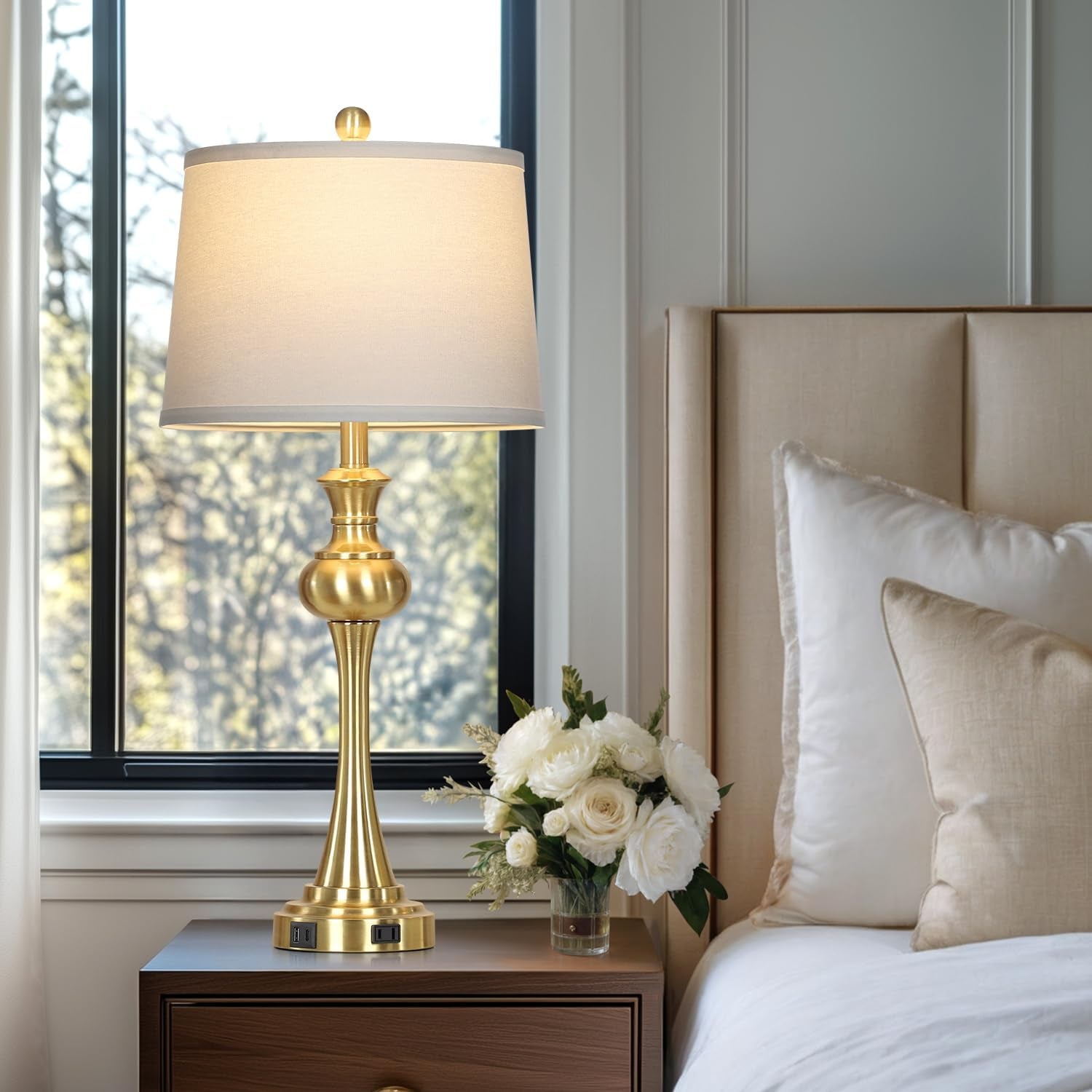 28-75-gold-table-lamps-modern-3-way-touch-control-dimmable-bedside-lamp-with-usb-a-c-ports-ac-outlets-for-living-room-bedroom-nightstand-lamp-bulb-included