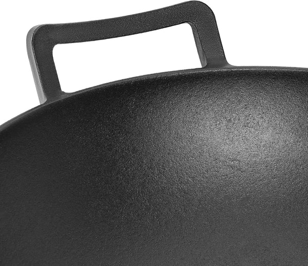 Cast Iron Wok for Weber Gourmet BBQ System | Universal Nonstick Stir-Fry Pan, for Multiple Cooktops Including Induction, Gas Stove, Range Oven, Campfire3
