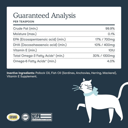 Fera Pets Liquid Fish Oil - Non GMO Omega 3 for Dogs & Cats, 16 Oz | Non-Gmo Omega 3 Fish Oil for Dogs & Cats with Vitamin E That Supports Joint, Heart, Skin & Coat Health8
