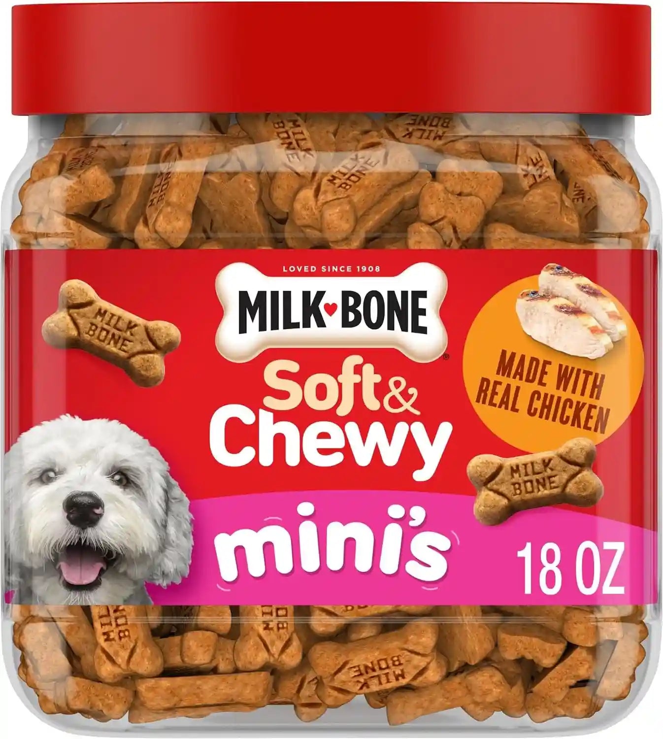 milk-bone-soft-chewy-minis-dog-training-treats-18-oz-canister-made-with-real-chicken-breast-small-dog-treats-for-training-and-rewarding-18-protein-fortified-with-vitamins-and-minerals