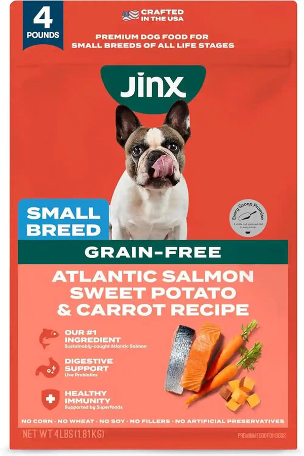 Jinx Dry Dog Food - Real Salmon, Brown Rice & Sweet Potato, 4Lb | Premium Kibble for Digestive Support & Healthy Immunity - No Fillers, All Lifestages (Puppy, Adult & Senior), Breeds & Sizes23