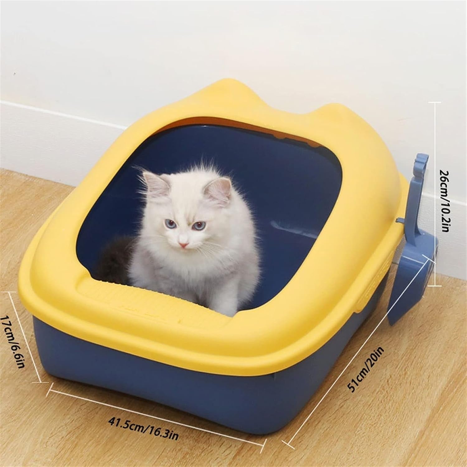 dog-potty-training-toilet-oversized-cat-litter-tray-detachable-frame-with-shovel-no-overflow-box-with-bright-plastic-surface-treatment-no-sprinkler-toileta