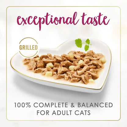 Purina Fancy Feast Delights with Cheddar Grilled Chicken and Cheddar Cheese Feast in Wet Cat Food Gravy Cat Food - (Pack of 24) 3 Oz. Cans3