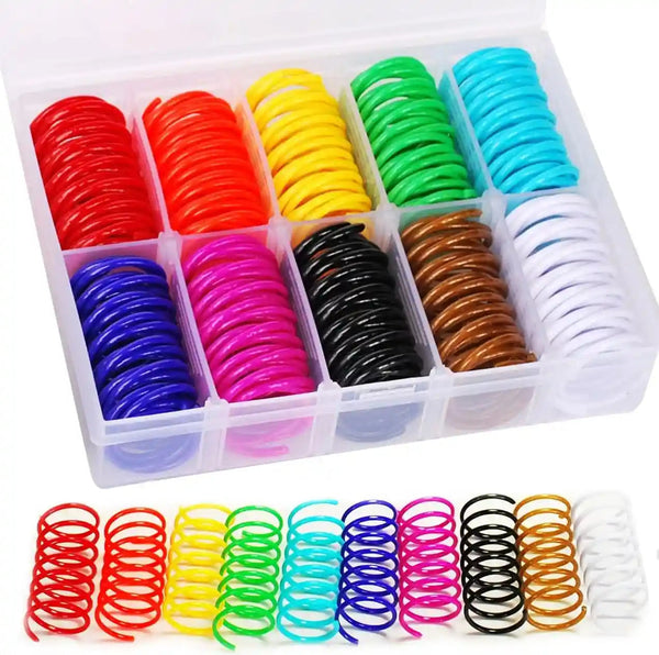 40Pcs 10 Colors Box Stored Springs for Indoor Cats, Cats Coil, Cat Interactive Toys, Cat Swatting Toy, Self-Play Toys, Hunting Toy, Kitten Spring1