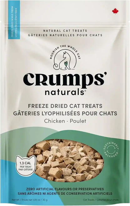 Crumps Naturals Freeze Dried Cat Treats Beef 1.05Oz, Cat Treats7
