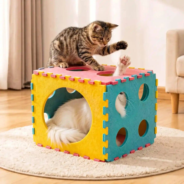 41 Pcs Interactive Cat Toys for Indoor Cats, Kitten Toys with Soft Pillow, Catnip Toys, Chew Rope, Feather Wand, Springs and Balls for Indoor Kittens2