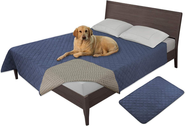 Easy-Going 100% Waterproof Dog Bed Cover, Non-Slip Pet Blanket for Furniture, Washable Couch Cover, Repleasement Sofa Cover (68X82 In,Gray)20