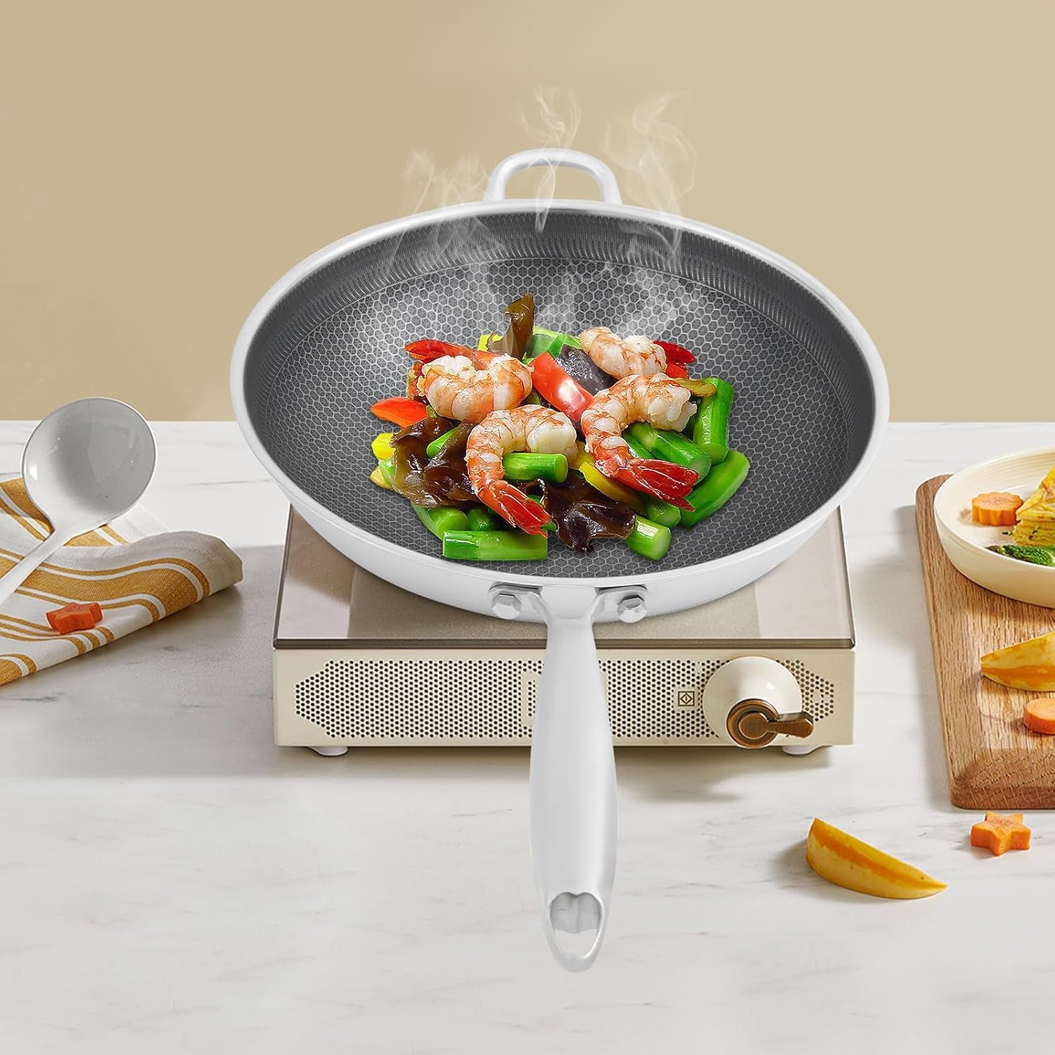 14-2-inch-stainless-steel-stir-fry-wok-cooking-frying-pan-non-stick-honeycomb-skillet-with-stay-cool-handle-class-lid-suitable-for-induction-ceramic-electric-and-gas-cooktops