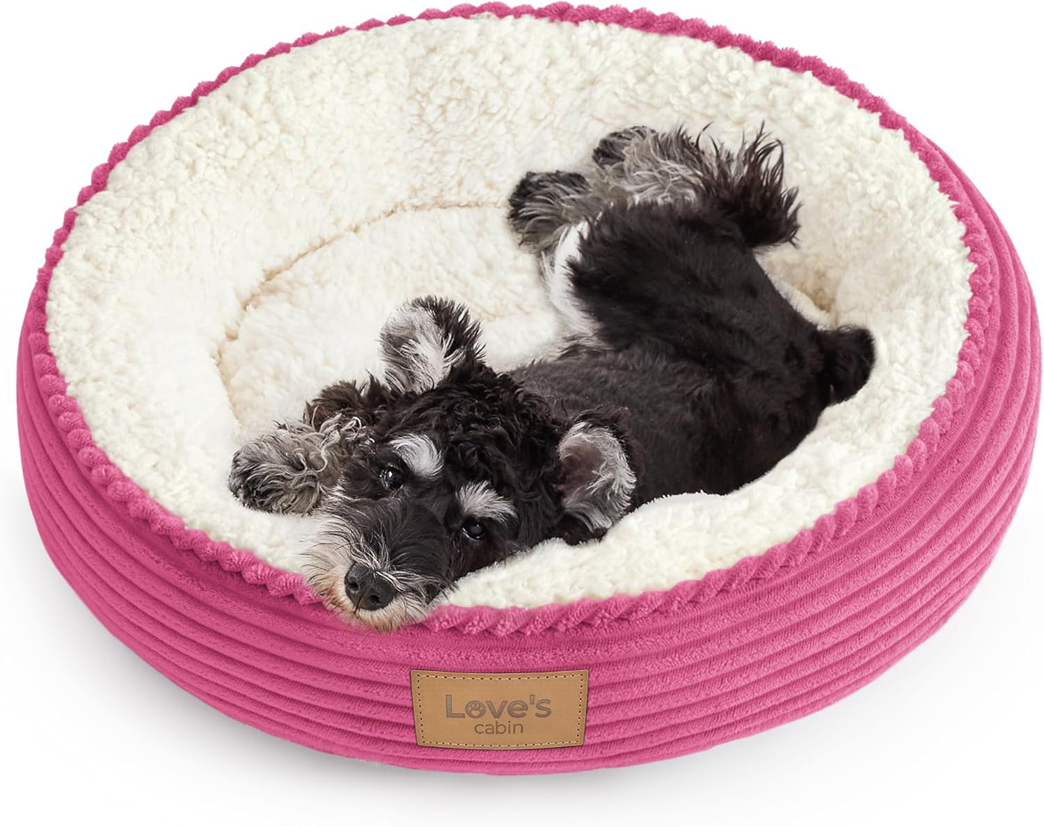 loves-cabin-round-donut-cat-and-dog-cushion-bed-20in-bed-for-cats-or-small-dogs-anti-slip-water-resistant-bottom-super-soft-durable-fabric-pet-beds-washable-luxury-cat-dog-bed-gray