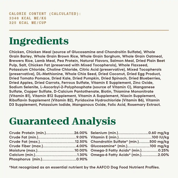 Nutro Ultra Weight Management Dry Dog Food, Chicken, Lamb & Salmon, 30 Lb | Non-Gmo, Tailored Protein & Fat for Weight Loss, 14 Superfoods, Essential Antioxidants, No Corn, Wheat, or Soy, Omega 3 & 67