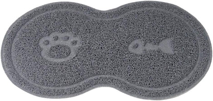 Hemobllo Pet Litter Mat Pet Food Tray Cat Mat Pet Food Containers Pet Water Bowl Pet Food Mats Litter Mats Extra Large Easy Clean Cat Litter Mat Dog Pads Extra Large Floor Mat Cats and Dogs1