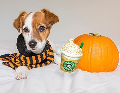 Nestpark Parody Star Pups Coffee Dog Toy Pup'Kin Spice Latte - Funny Plush Squeaky Crinkle Dog Toys for Medium, Small and Large for Dog Birthday5