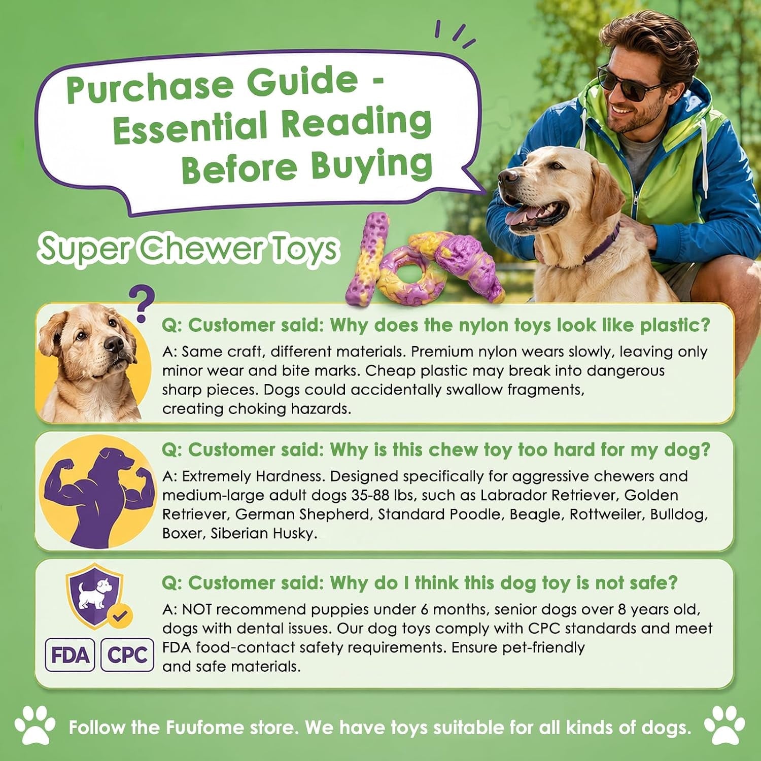 fuufome-dog-toys-for-aggressive-chewers-dog-chew-toys-for-medium-large-dog-long-lasting-dog-chews-tough-nylon-bone-teeth-cleaning-care-keep-dog-busy-inevitable-milk-flavor-3-pack-set