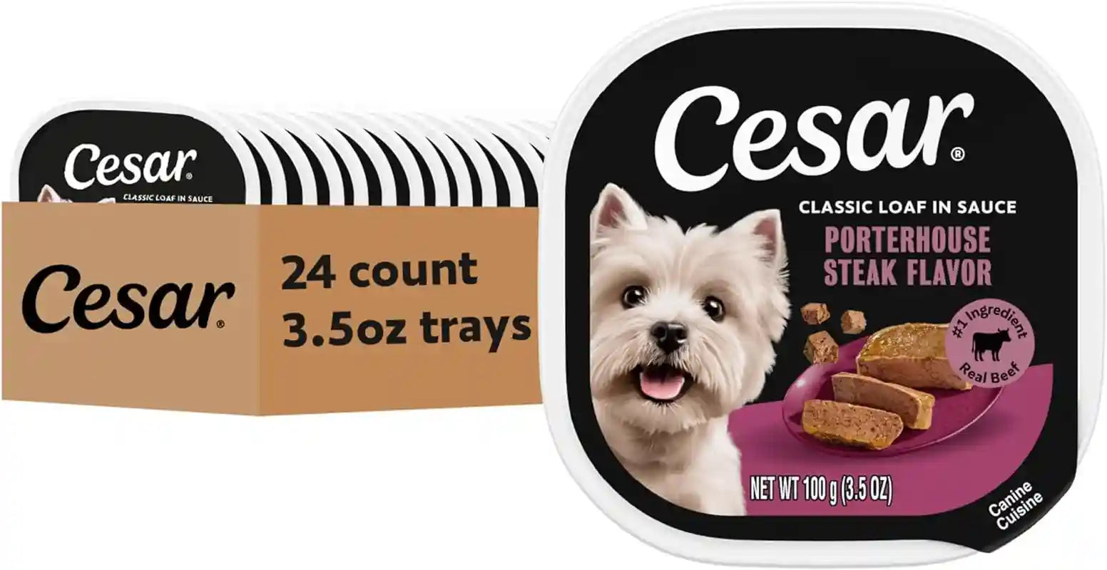 cesar-classic-loaf-in-sauce-wet-dog-food-filet-mignon-3-5-oz-24-count-made-in-usa-real-beef-1-ingredient-no-fillers-added-sugar-artificial-flavors-use-as-meal-or-topper-easy-peel-trays