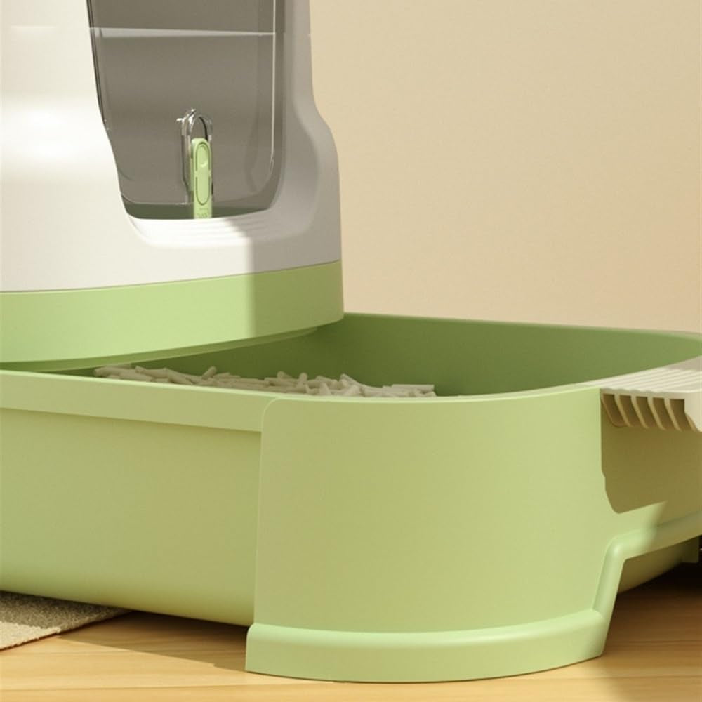 pet-supplies-enclosed-top-entry-cat-litter-box-with-lid-scoop-large-anti-splash-drawer-design