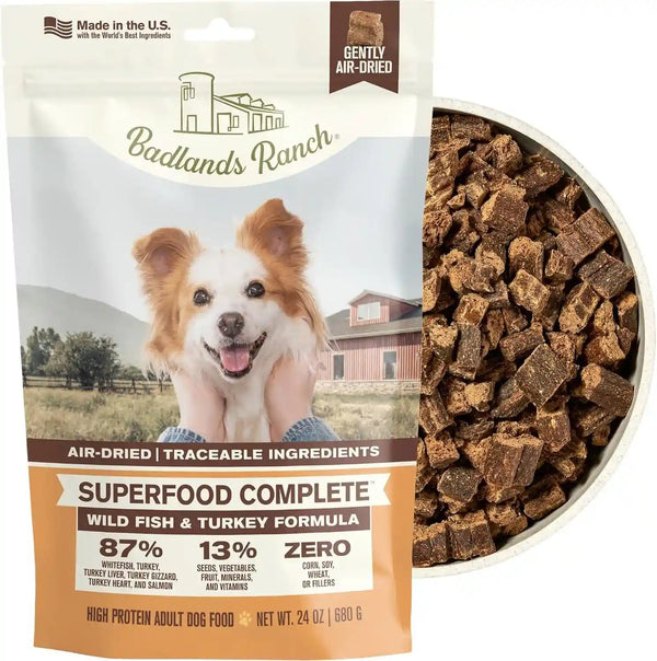 BADLANDS RANCH by Katherine Heigl – Superfood Complete Air-Dried Beef Dog Food – High Protein with Superfoods for Daily Wellness & Consistent Nutrition – 24 Oz22