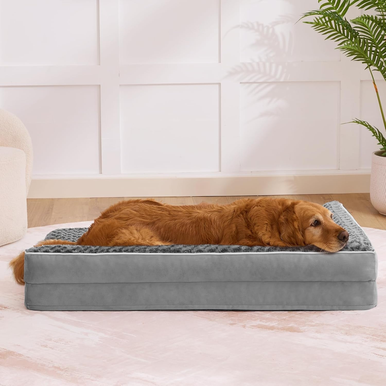 dog-beds-large-sized-dogs-xl-orthopedic-dog-beds-for-large-dogs-42x30x7-5-waterproof-pet-bed-with-washable-cover-l-shaped-pet-couch-with-portable-handle-grey