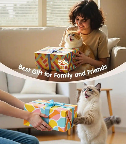 Petbusy Cat Toys With[5000Mg A+Natural Catnip &Silvervine] [Baby Grade] Interactive Soft Chew Kicker Cat Toys for Indoor Cats & Kittens, [Crinkle &Bell] Fish Sound Toy, Drives Bored Cat Crazy with Fun7