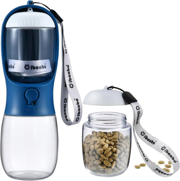 Cibaabo Dog Water Bottle Portable with Food Container & Filter for Travel | Feeding & Hydration | Travel Water Bowl | Portable Pet Dispenser | Dog Gifts | Puppy Essentials | for Hiking Camping Beach20