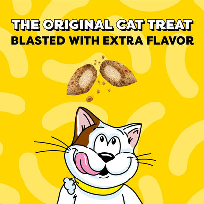 Temptations Wacky Blasts Cat Treats, Cluckin' Bacon Flavor, 6.3 Oz, 10 Pack | Chicken, Bacon & Catnip Flavor Bits, Crunchy Outside, Soft Inside, under 2 Cal, 100% Complete & Balanced, Resealable Pouch2