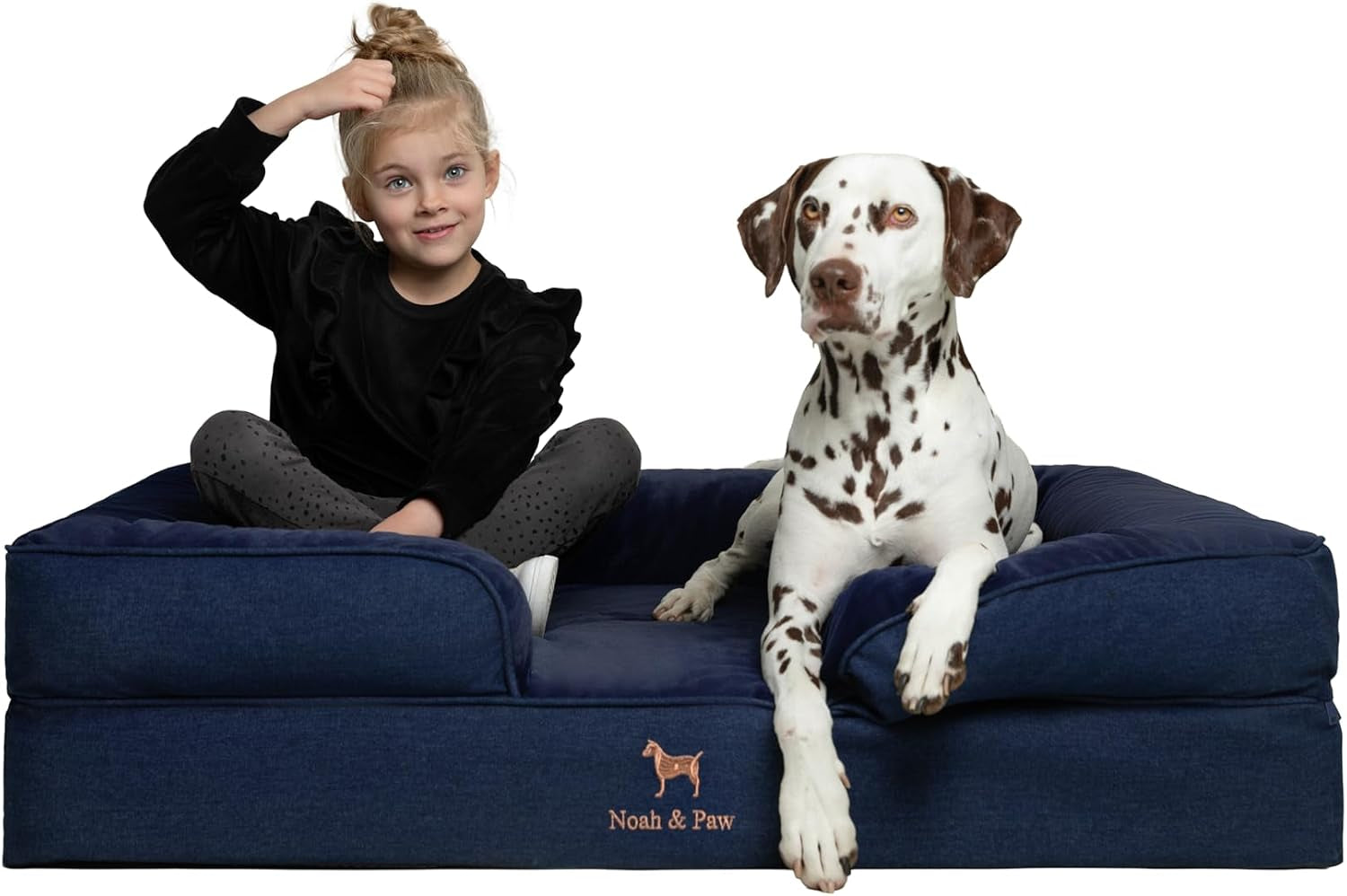 noah-paw-large-dog-bed-35x25x11-inch-orthopedic-dog-beds-eggshell-memory-foam-infused-with-cooling-gel-inner-cover-water-resistant-machine-washable-faux-leather