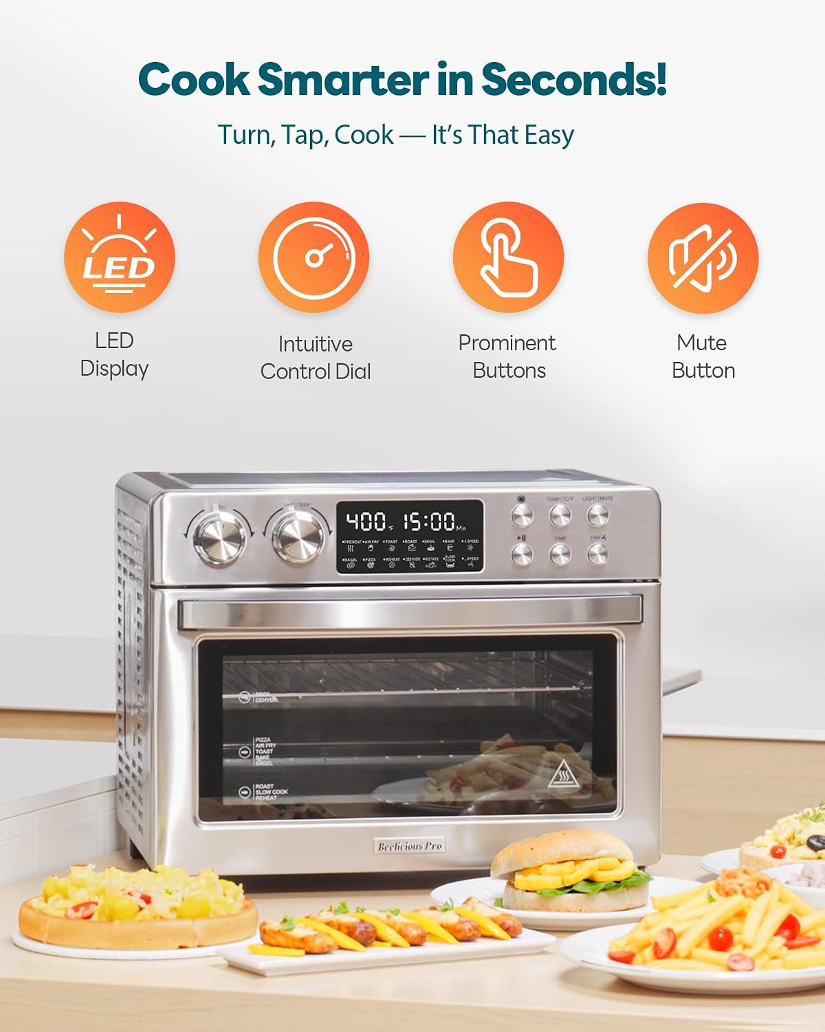 28qt-air-fryer-toaster-oven-combo-large-12-in-1-convection-countertop-oven-with-3-layer-cooking-rotisserie-for-chicken-6-heating-tubes-fast-preheat-fit-11-pizza-all-accessories-silver-red