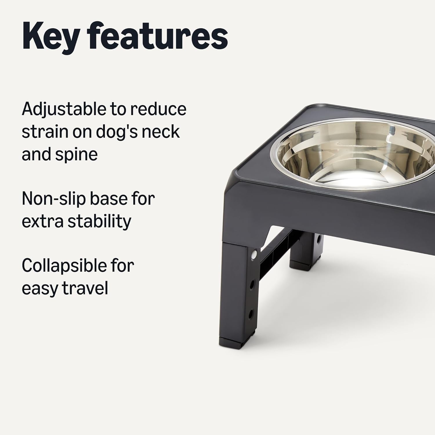 amazon-basics-elevated-dog-bowls-stand-height-adjustable-raised-pet-feeder-dish-station-with-non-slip-base-stainless-steel-bowls-17-3-x-9-4-x-12-in-black