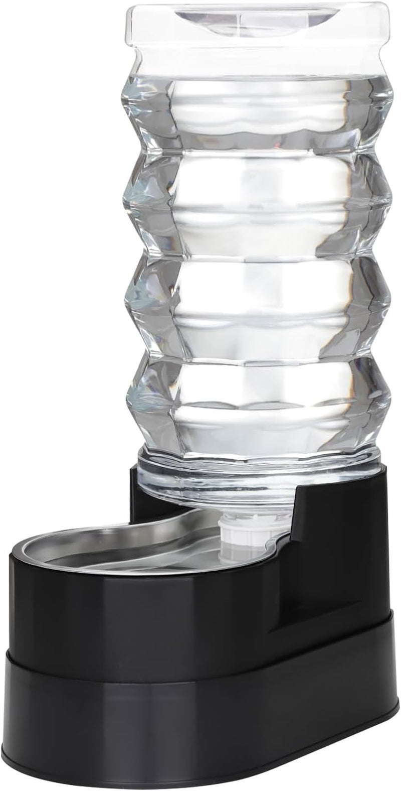 rizzari-8l-gravity-dog-water-dispenser-stainless-steel-bowl-anti-splash-wide-mouth-easy-cleaning-dishwasher-safe-no-electricity-needed-filtered-fresh-water-multi-pet-homes