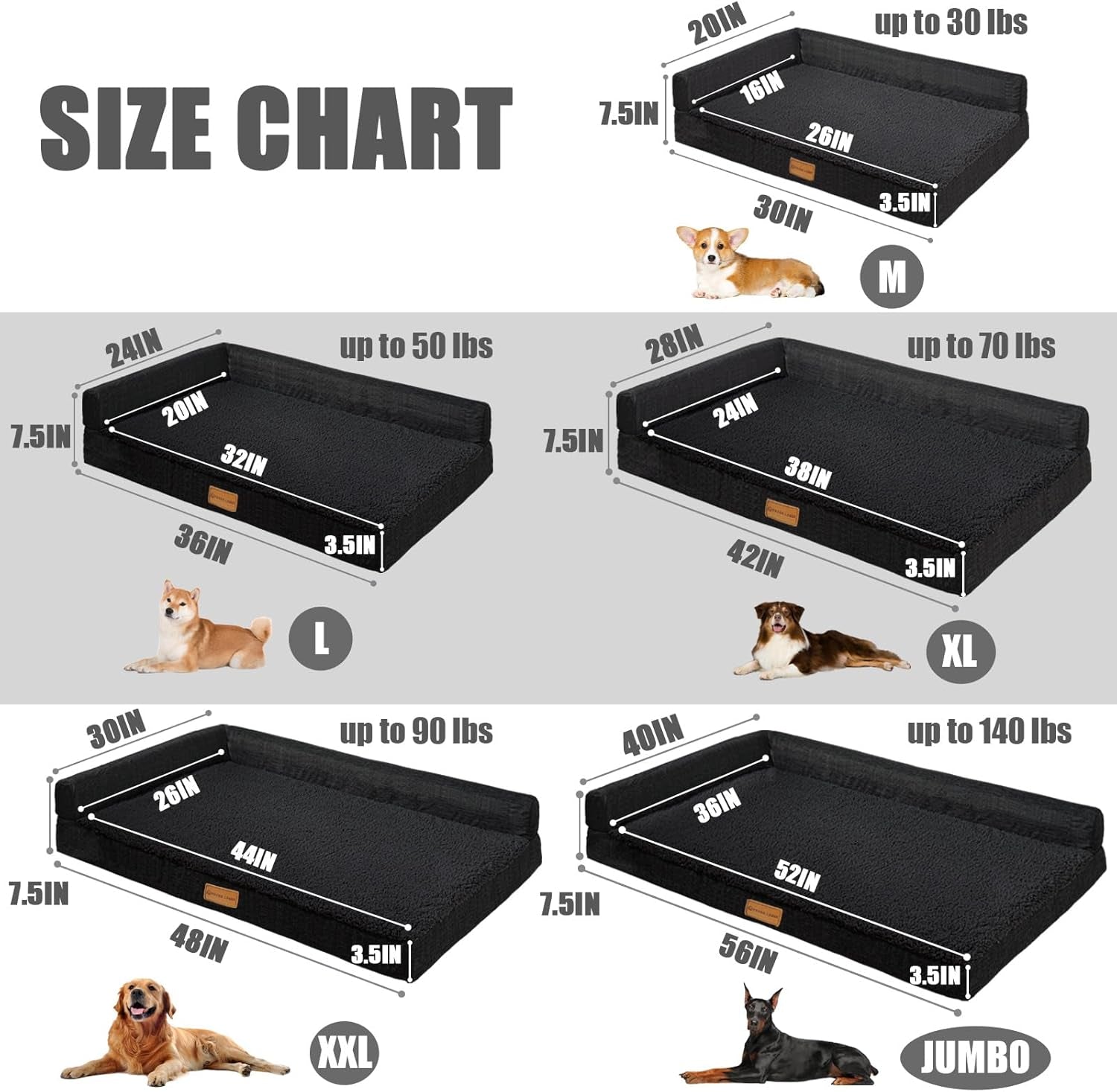 patas-lague-orthopedic-large-dog-bed-pet-sofa-beds-36x24-black-l-bolster-egg-crate-foam-dog-couch-for-large-sized-dogs-waterproof-removable-washable-cover-pet-mat-with-nonskid-bottom