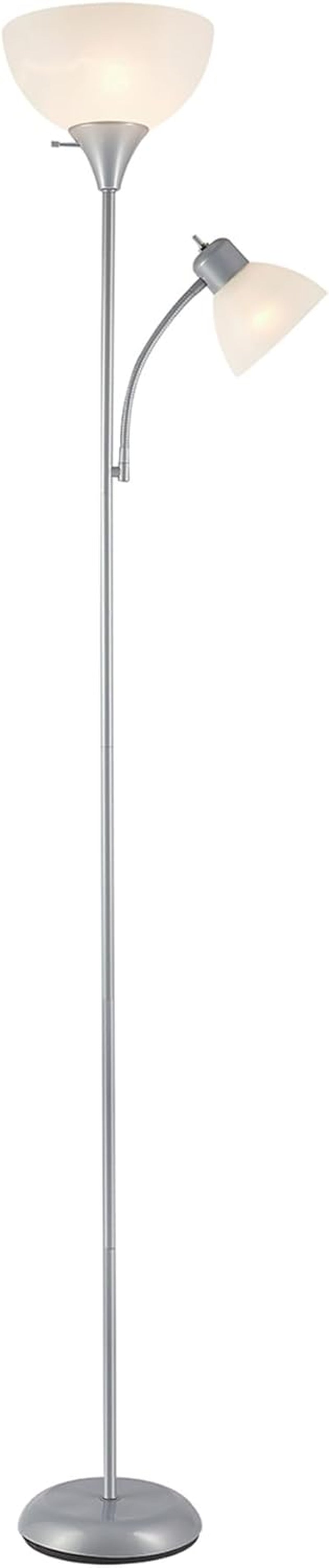 67134-72-torchiere-floor-lamp-and-adjustable-reading-light-silver-frosted-shade-dual-rotary-switch-3-step-dimming-modern-lighting-for-living-room-or-office-timeless