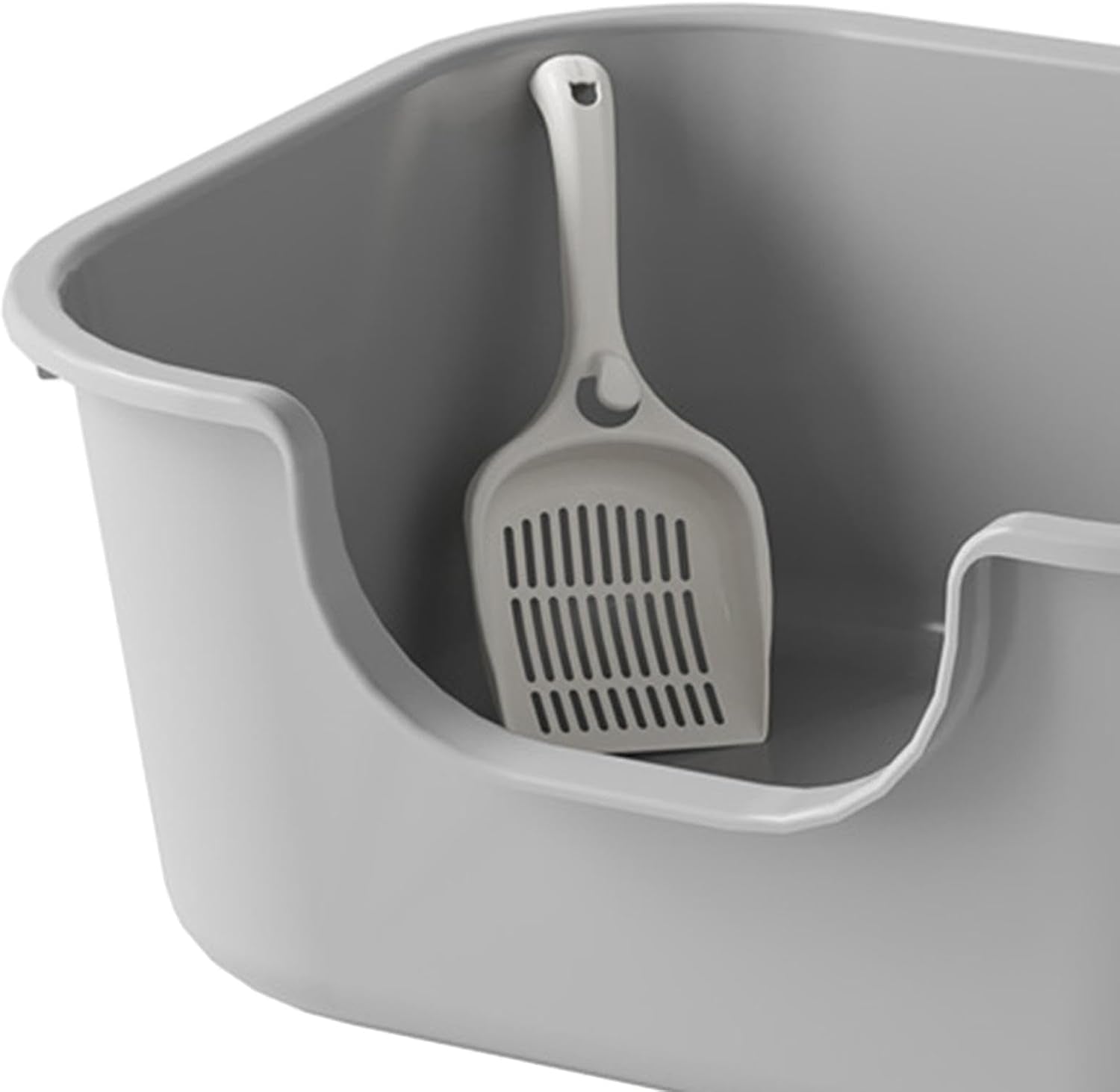 oversized-open-top-pet-litter-tray-with-high-sides-semi-closed-cat-litter-basin-portable-bedpan-for-cats-grey