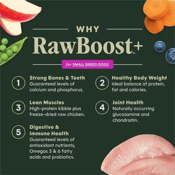 Instinct Rawboost Small Breed, Natural Dry Dog Food with Freeze-Dried Pieces, High Protein, Grain-Free Recipe - Real Chicken, 3.5 Lb. Bag2