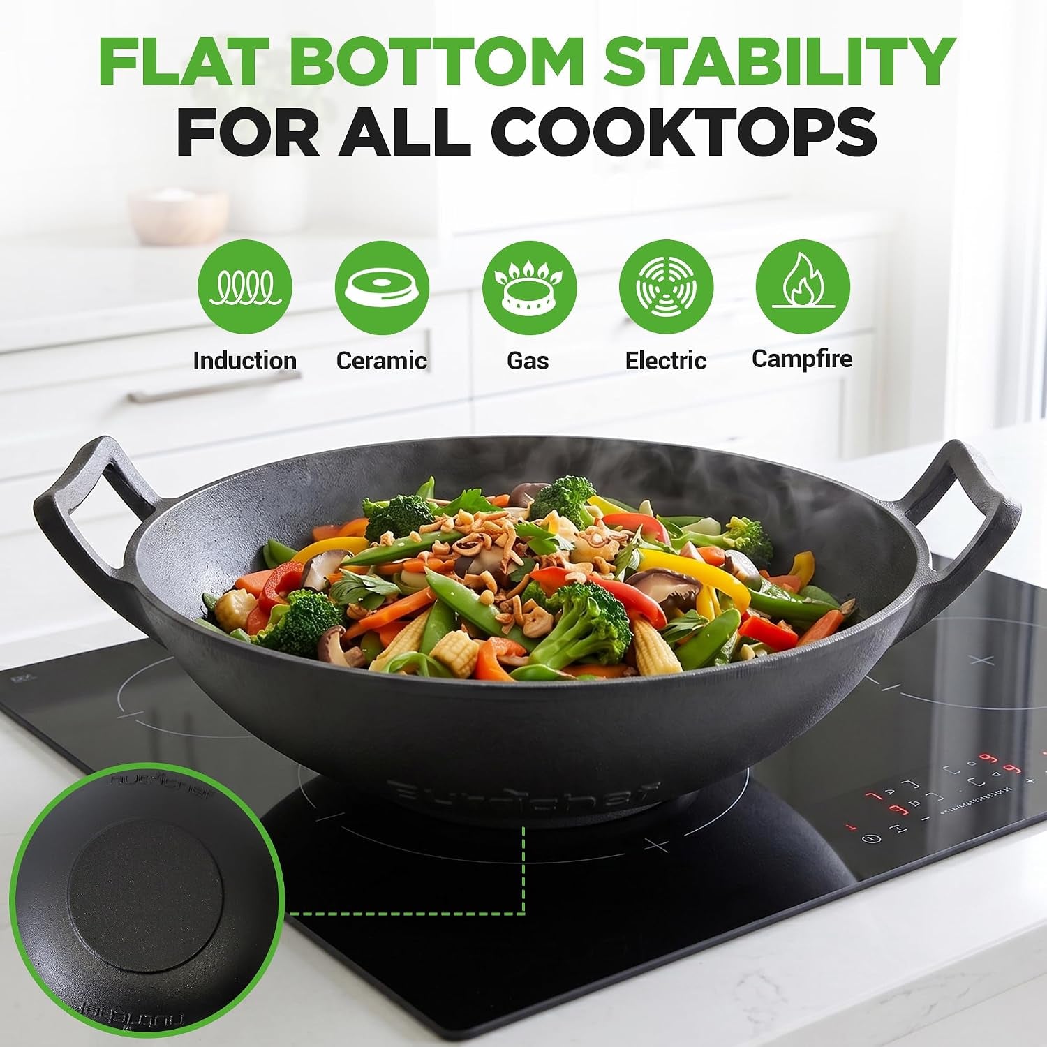 14-cast-iron-wok-with-wooden-lid-pre-seasoned-kadai-for-stir-fry-with-loop-handles-compatible-with-multiple-cooktops-including-induction-large-5-8-qt-capacity