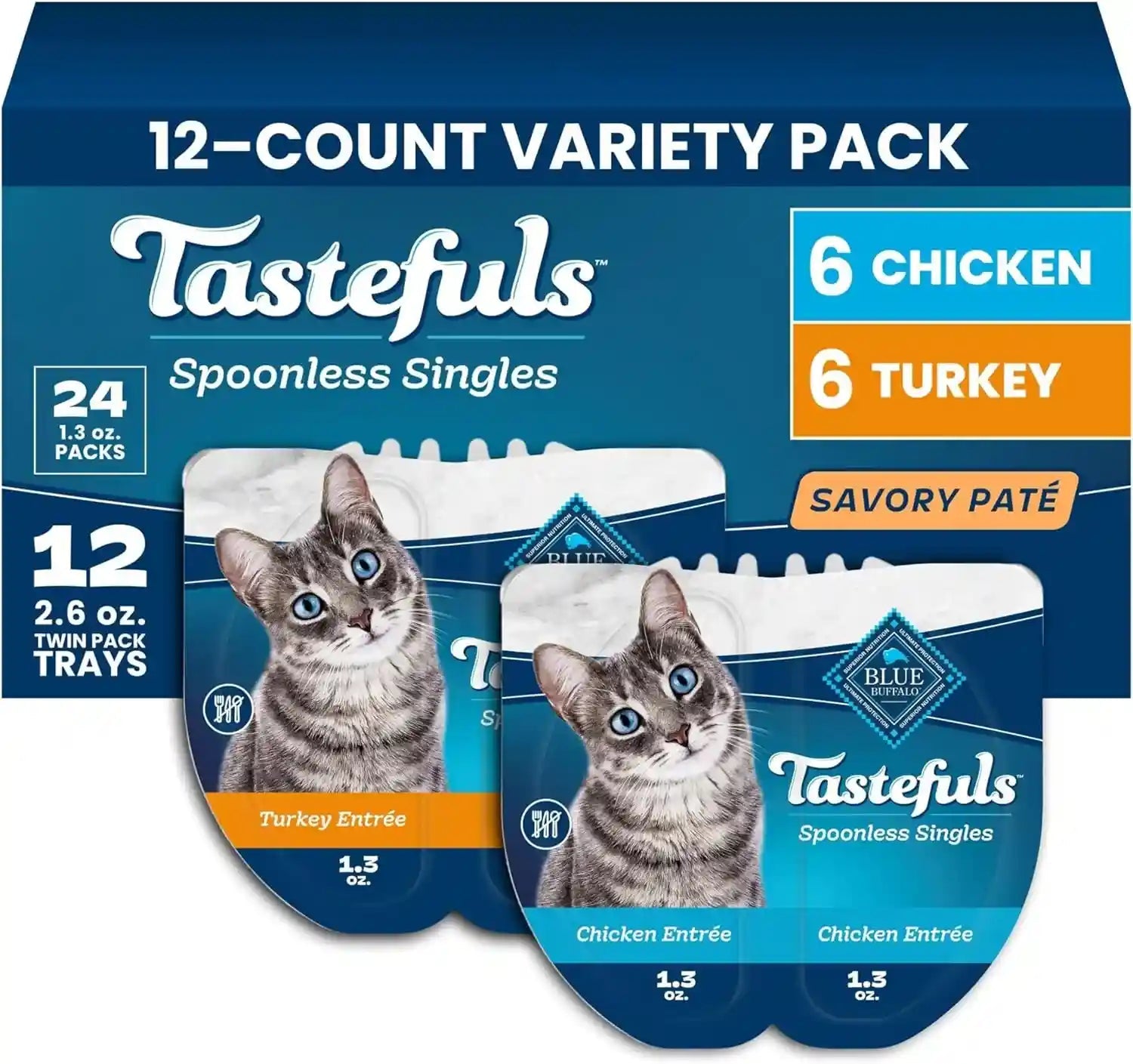 blue-buffalo-tastefuls-pate-spoonless-single-wet-cat-food-variety-pack-chicken-turkey-made-with-natural-ingredients-enhanced-with-minerals-other-nutrients-2-6-oz-twin-pack-trays-12-count