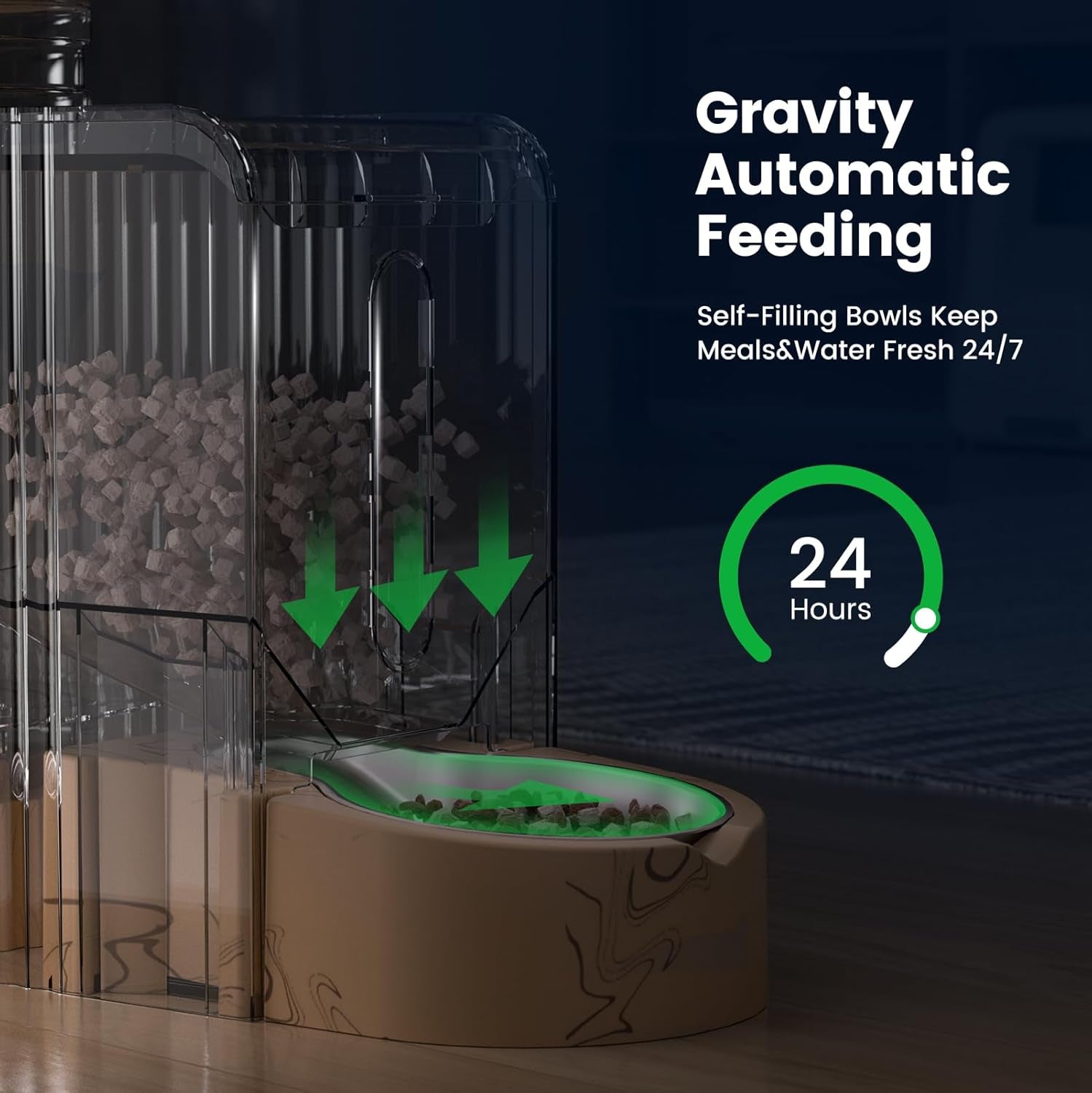 gardner-pet-gravity-automatic-2-in-1-pet-feeder-0-8-gallons-2-cat-feeder-and-water-dispenser-set-100-bpa-free-and-stainless-steel-water-bowl-for-dogs-cats-rabbits-puppies-light-woodgrain