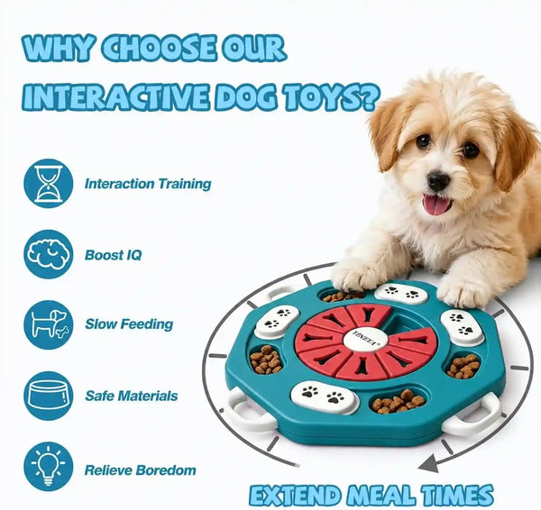 YINEYA Dog Puzzle Toy, Enrichment Toys for Dogs Training IQ & Treat Brain Games, Dog Toys to Keep Them Busy, Mental Stimulation for Dogs, Puppy Toy for Treat Dispensing, Puzzle for Small, Medium, Cats3