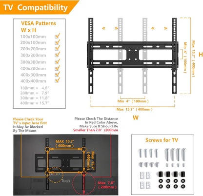 Universal Swivel TV Stand for 27-60 Inch Curved/Flat Screen Tvs, Table Top TV Base Replacement Holds up to 88 Lbs, Height Adjustable TV Stand Mount with Tempered Glass Base, MAX VESA 400X400Mm | Height Adjustable Table Top TV Base Replacement, Holds 88Lbs, Tempered Glass Base, Max VESA 400X400Mm9