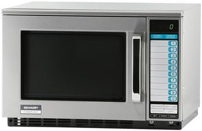 R25JTF Commercial Microwave Oven, 2100W, Heavy-Duty, 0.70 Cu. Ft. Stainless Steel, 20 Program Inputs, 3-Stage Cooking, Selectapower™, Express Defrost™, Digital Display6