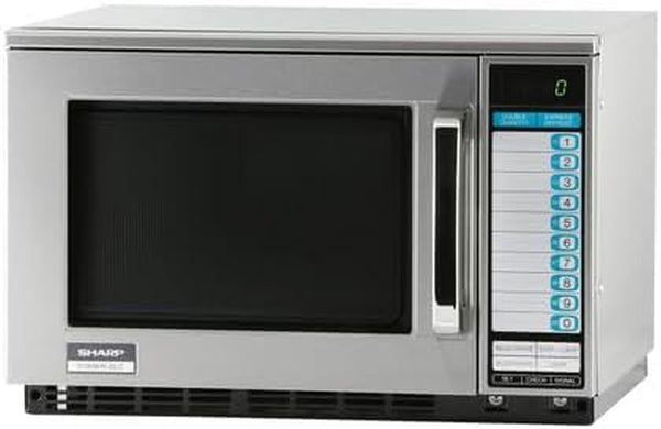 R25JTF Commercial Microwave Oven, 2100W, Heavy-Duty, 0.70 Cu. Ft. Stainless Steel, 20 Program Inputs, 3-Stage Cooking, Selectapower™, Express Defrost™, Digital Display6