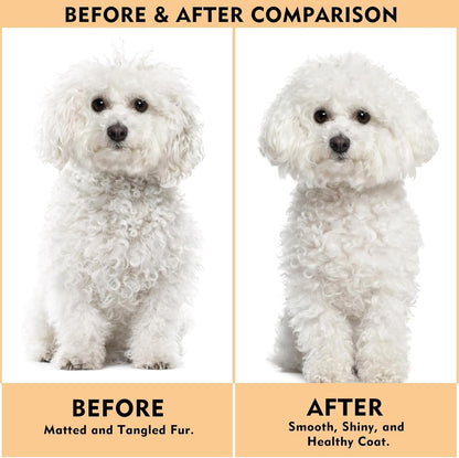 Slicker Brush for Dogs & Cats, Dog & Cat Brush for Shedding & Grooming | Deshedding Tool, Loose Fur Removal, Undercoat Removal, Gentle Coated Tips, Air-Cushion Pad, Long & Short Hair Pet, Detangling7