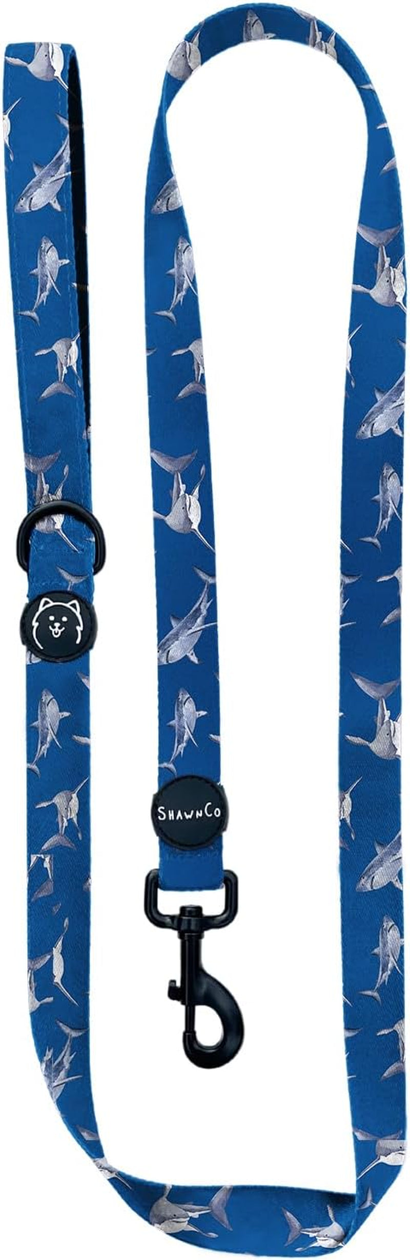 shawnco-dream-walk-dog-leash-premium-nylon-pet-leash-with-soft-neoprene-handle-for-small-medium-and-large-dogs-icy-lilac-m-l-6ft-w-2-handles
