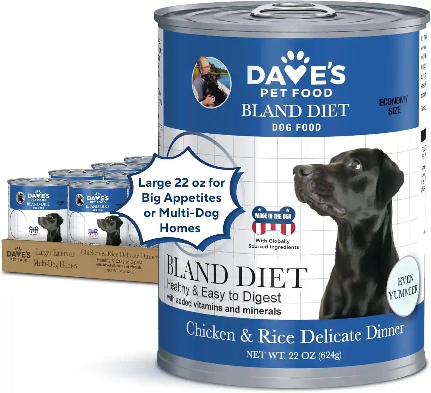 daves-pet-food-bland-diet-dog-food-chicken-rice-sensitive-stomach-easy-to-digest-pate-gluten-free-digestive-care-low-fat-6-limited-ingredients-complete-balanced-13-2-oz-case-of-12