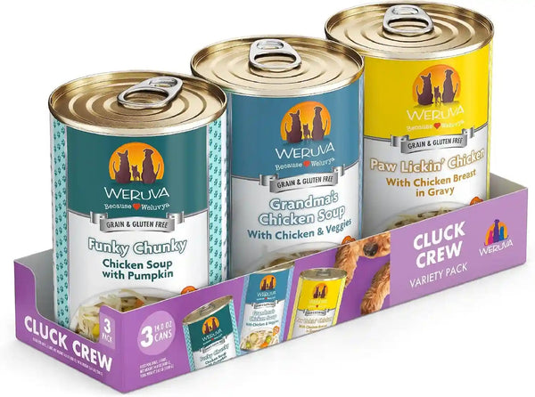 Weruva Classic Dog Food, Variety Pack, Baron'S Batch, Wet Dog Food, 14Oz Cans (Pack of 12)20