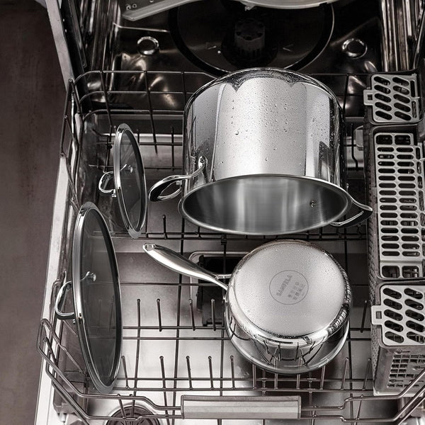 10 Pcs Stainless Steel Pots and Pan Sets for Various Cooking Needs | 5 Ply Clad, Compatible with All Cooktops, PTFE, PFAS and PFOA Free, Dishwasher Safe, Oven Safe up to 800F6
