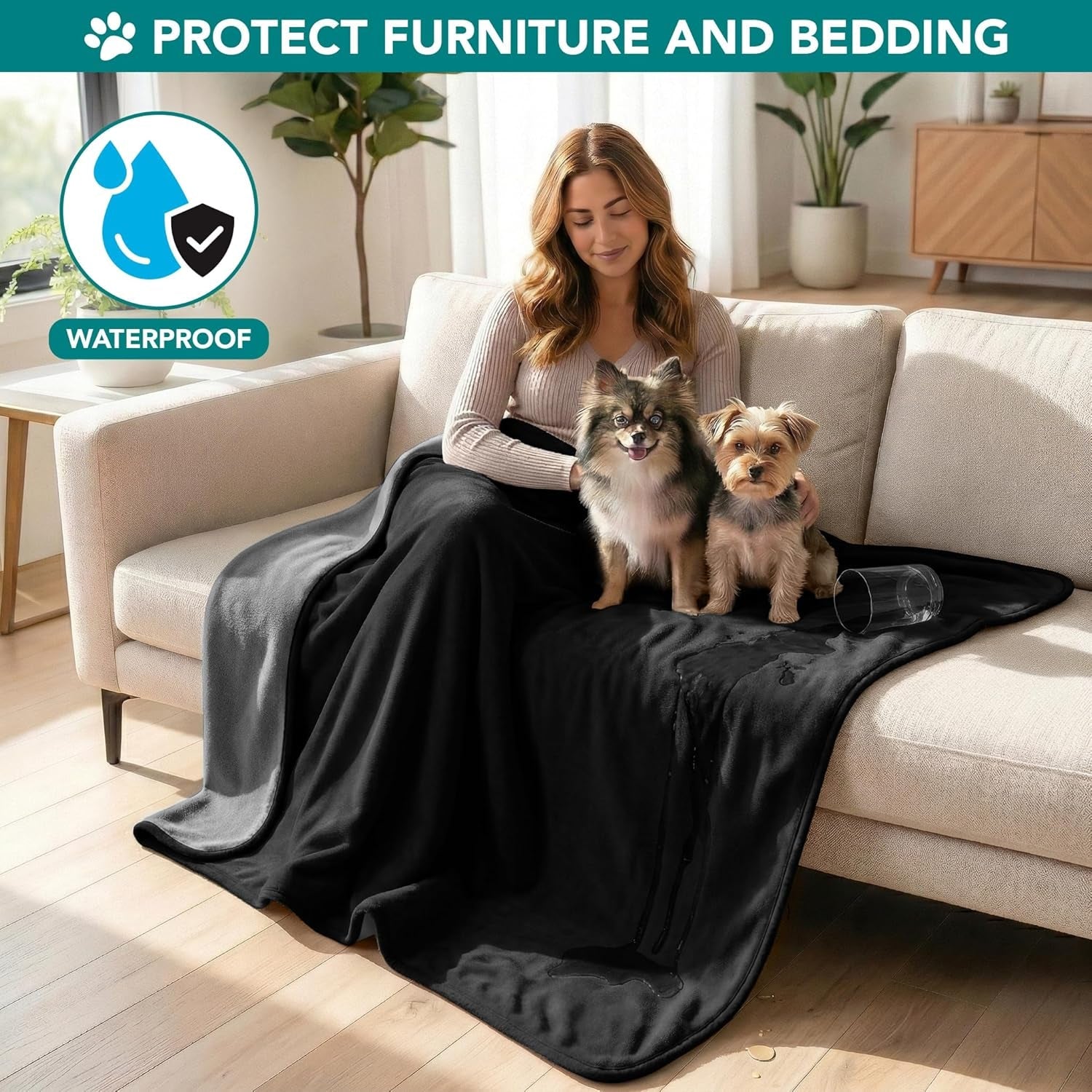 petami-waterproof-dog-blanket-for-couch-pee-proof-reversible-cat-blanket-for-sofa-bed-furniture-protector-soft-fleece-washable-pet-throw-for-dogs-cats-puppies-kittens-40x60-black-gray