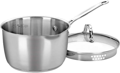 7193-20P Chef'S Classic Stainless 3-Quart Cook and Pour Saucepan with Cover1